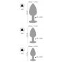 ANOS Metal Butt Plug Set Diamo - 6