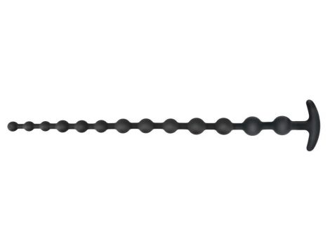 Black Velvets Anal Beads Silic - 5