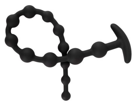 Black Velvets Anal Beads Silic - 3