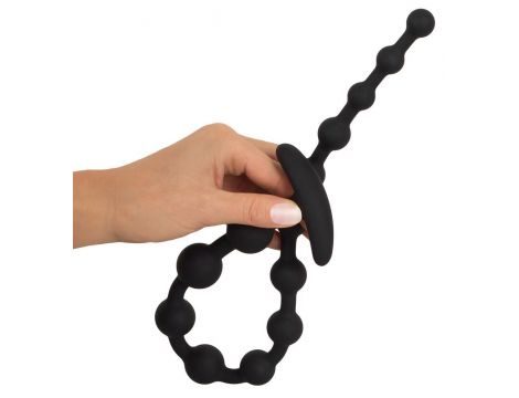 Black Velvets Anal Beads Silic - 2