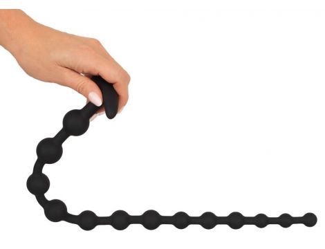Black Velvets Anal Beads Silic - 8