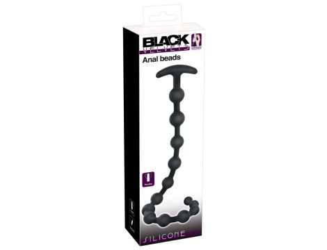 Black Velvets Anal Beads Silic - 7