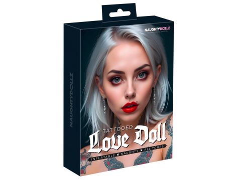 Dmuchana lalka miłosna NaughtyDollz z tatuażami 152 cm - 6
