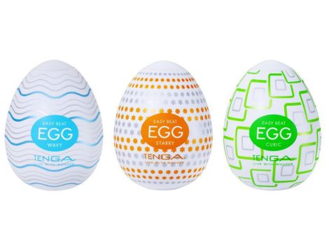Masturbator Tenga Egg Standard zestaw 3 szt 7 cm - 2