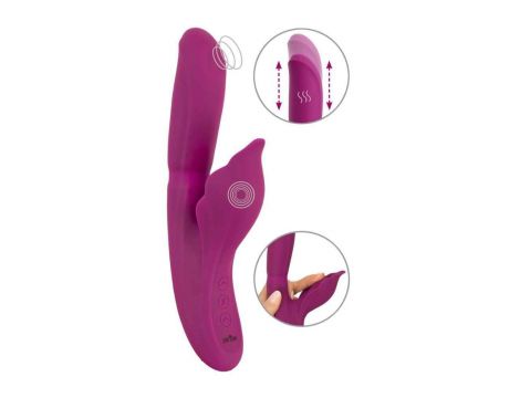 Wibrator króliczek Javida 4 funkcje silikonowy USB - 6