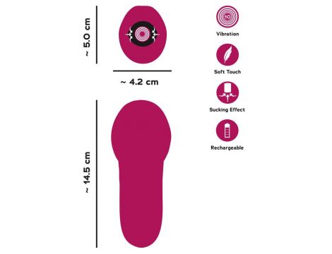 Stymulator ssący Oral Fun You2Toys silikonowy USB 14,5 cm - 6