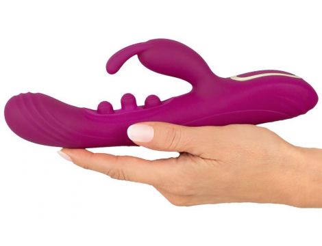 Wibrator króliczek Javida 2F squirt silikonowy USB 22,5 cm - 6