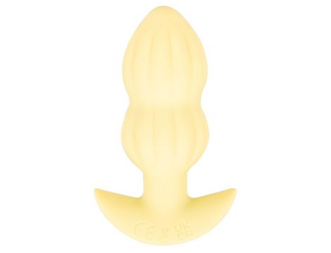 Plug wibrujący Cuties żółty silikonowy 7 trybów USB 8 cm - 3