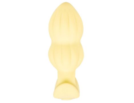 Plug wibrujący Cuties żółty silikonowy 7 trybów USB 8 cm - 4