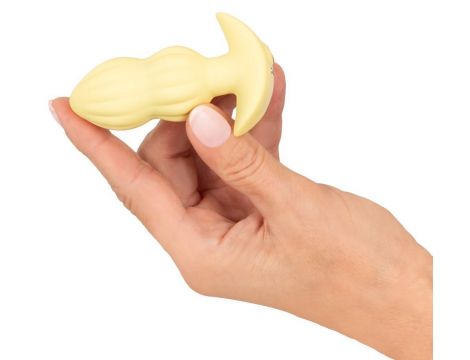 Plug wibrujący Cuties żółty silikonowy 7 trybów USB 8 cm - 5