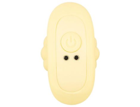 Plug wibrujący Cuties żółty silikonowy 7 trybów USB 8 cm - 7