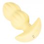 Plug wibrujący Cuties żółty silikonowy 7 trybów USB 8 cm - 7