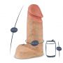 Dildo XL termoaktywne Silexd Premium Real Skin Model 1 cieliste 30 cm - 5