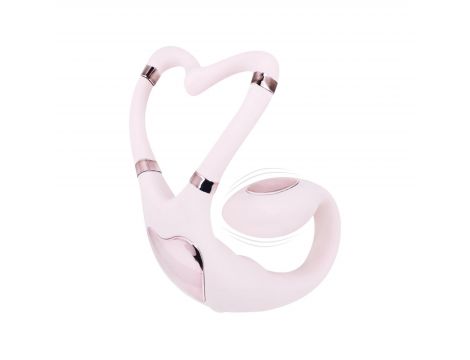 Wibrator Adrien Lastic Venus APP bladoróżowy USB 11 cm