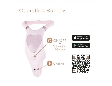 Wibrator Adrien Lastic Venus APP bladoróżowy USB 11 cm - 6