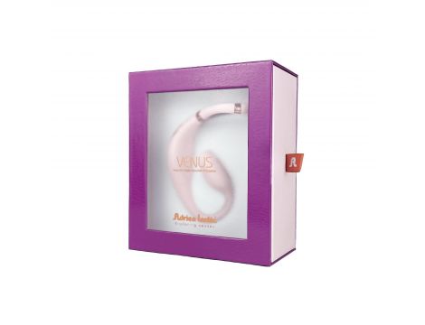 Wibrator Adrien Lastic Venus APP bladoróżowy USB 11 cm - 7