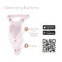Wibrator Adrien Lastic Venus APP bladoróżowy USB 11 cm - 7
