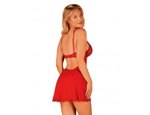 Bielizna-Luvae babydoll i stringi czerwona L/XL