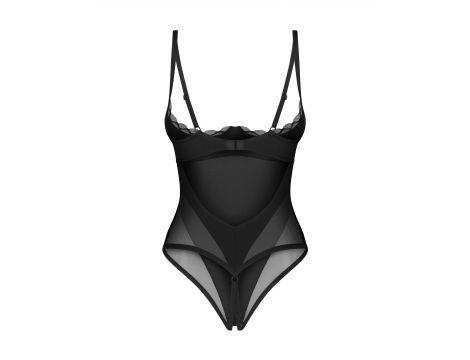 Body otwarte Obsessive Stelisa czarne 2XL/3XL - 2