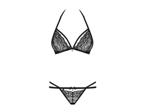 Bielizna-838-SET-1 komplet 2-częściowy czarny L/XL - 4