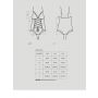 Body koronkowe Obsessive Slevika czarne L/XL - 3