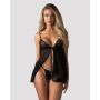 Babydoll Blomentis z stringami Obsessive XL 2XL - 2
