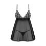 Babydoll Blomentis z stringami Obsessive XL 2XL - 7