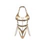 Body Obsessive Anyya Gold ze złotymi łańcuszkami S/M/L - 9