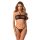 Transparentny siateczkowy komplet bielizny Obsessive Orinelle S/M