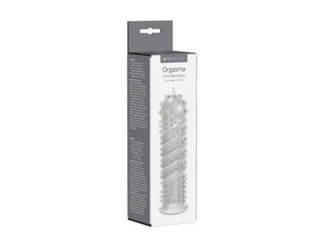 Przedłużka na penisa Me You Us TPR z wypustkami 14 cm - 4