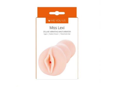Masturbator- Me You Us Miss Lexi Deluxe Vibrating Realistic Masturbator Flesh - 7