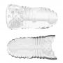 Masturbator- Me You Us Glacier Dual End Stroker Male Masturbator Transparent - 3