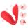 Wibrator Ultrasonic Wave silikonowy czerwony USB
