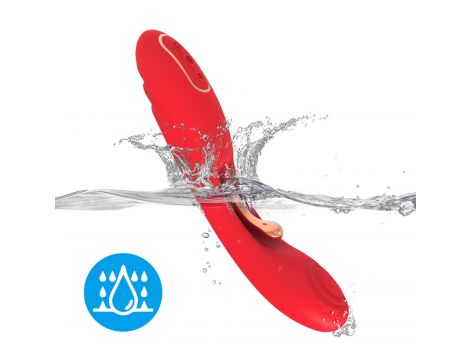 Wibrator punktu G dwupunktowy czerwony B-Series Joy USB 22 cm - 7