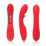 Wibrator punktu G dwupunktowy czerwony B-Series Joy USB 22 cm - 4