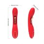Wibrator punktu G dwupunktowy czerwony B-Series Joy USB 22 cm - 3