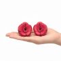 Teazers - Vibrating Nipple Clamps - Red - 6