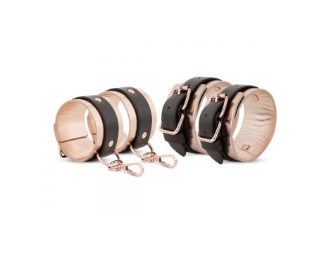 Rosy Gold - Under-Mattress Restraint Set - Black - 4