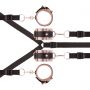 Rosy Gold - Under-Mattress Restraint Set - Black - 3