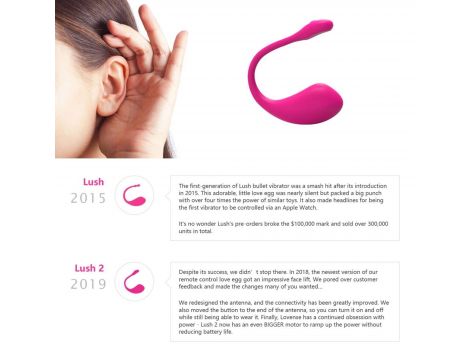 Wibrator Lovense Lush 2 sterowany aplikacją Bluetooth USB - 15