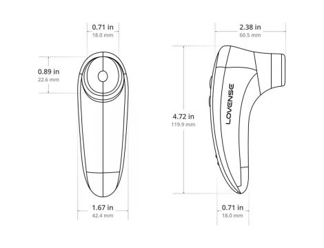 Stymulator ssący Lovense Tenera 2 z aplikacją IPX7 - 13