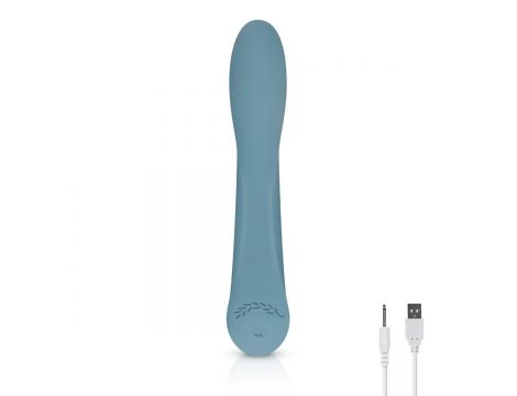 Wibrator punktu G Rose Bloom niebieski USB 20 cm - 2