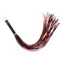 Flogger ekoskórzany EasyToys czerwono czarny 64 cm - 3