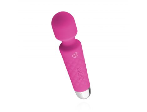 Wibrator mini wand EasyToys różowy USB 20 cm - 2