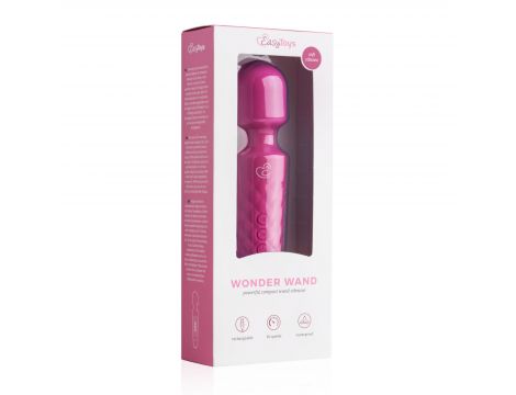 Wibrator mini wand EasyToys różowy USB 20 cm - 5