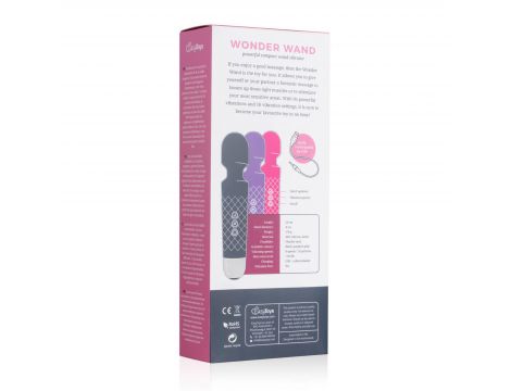 Wibrator mini wand EasyToys różowy USB 20 cm - 6