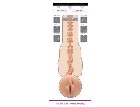 Realistyczny masturbator Fleshlight Girls Mia Malkova Lvl Up 25 cm