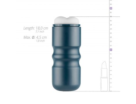 Masturbator analny FPPR biały 18 cm - 9