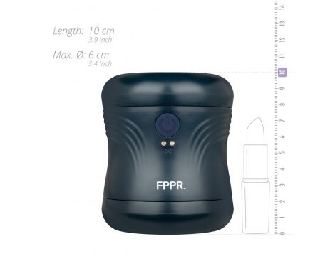 Masturbator wibrujący FPPR niebieski USB 10 cm - 8