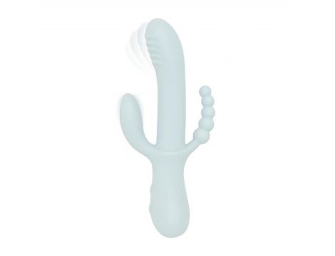 Wibrator silikonowy Good Vibes Only Sage niebieski USB 22 cm